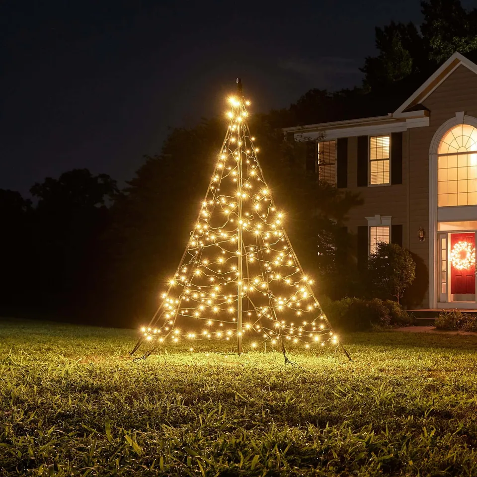 Fairybell Standard 2 m LED-Baum 300 LED warmweiß mit Mast