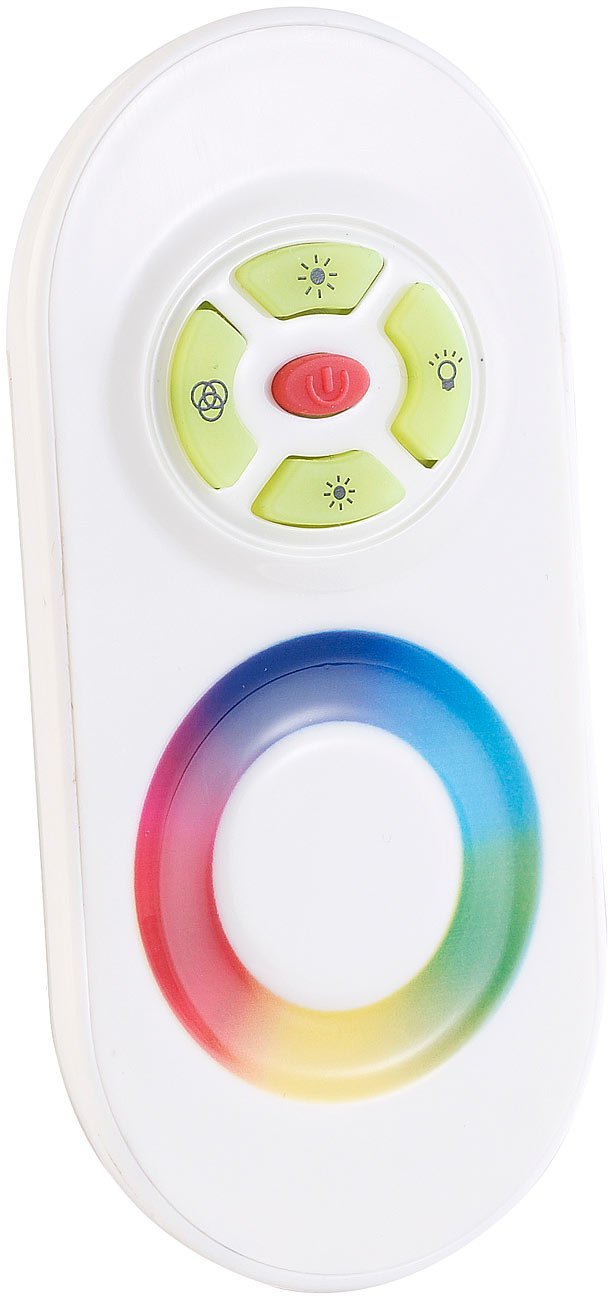 Lunartec LC Fernbedienung für LED-Streifen mit Farbskala