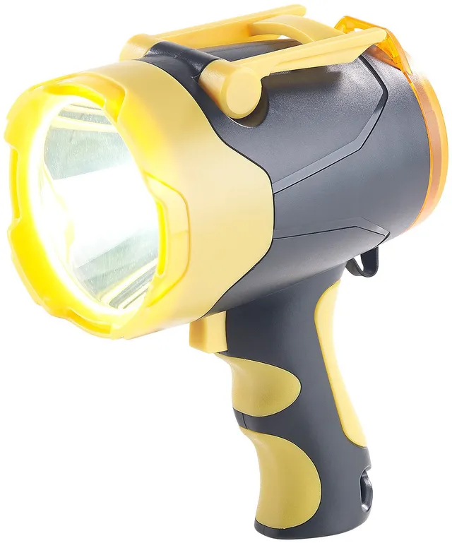 Lunartec Taschenlampen Handstrahler LED 10W 400 m Powerbank