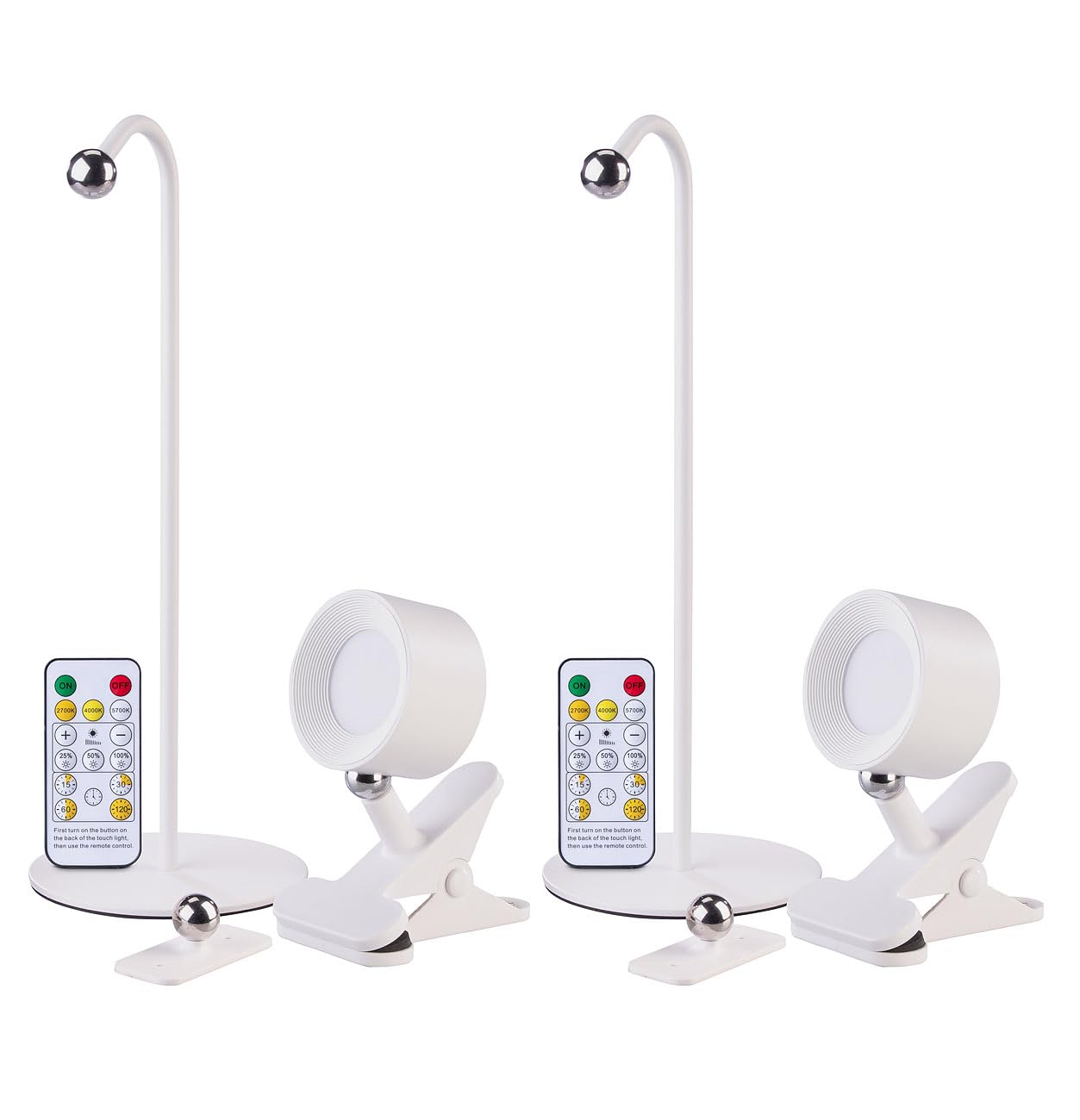 Lunartec Innenbeleuchtung 2er-Set Akku-Magnet-Leuchte 160 Lumen