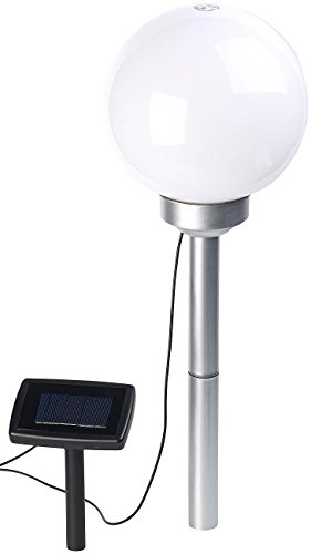 Lunartec Licht-Dekoration Solar-Leuchtkugel Ø 20 cm warmweiß