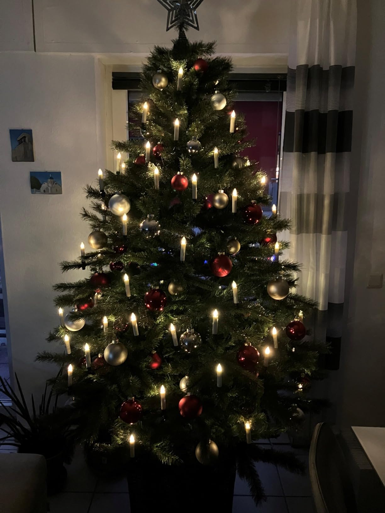 Bonetti Wireless Christmas Candles 25er elfenbein mit Batterien