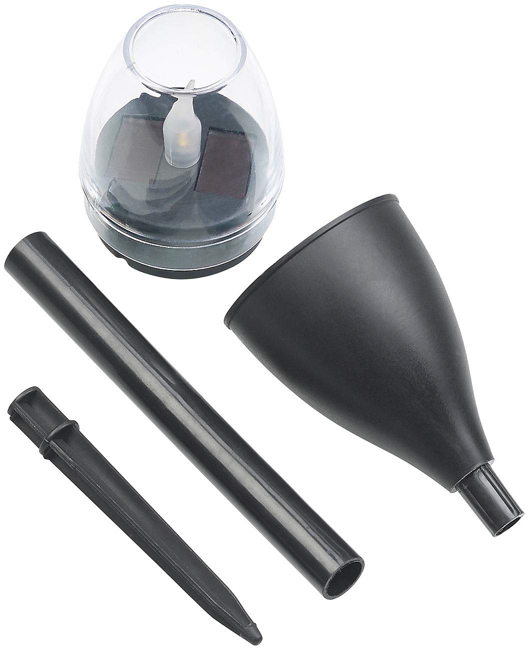 Lunartec Solarfackel 2er-Set LED Flammen-Optik IP44