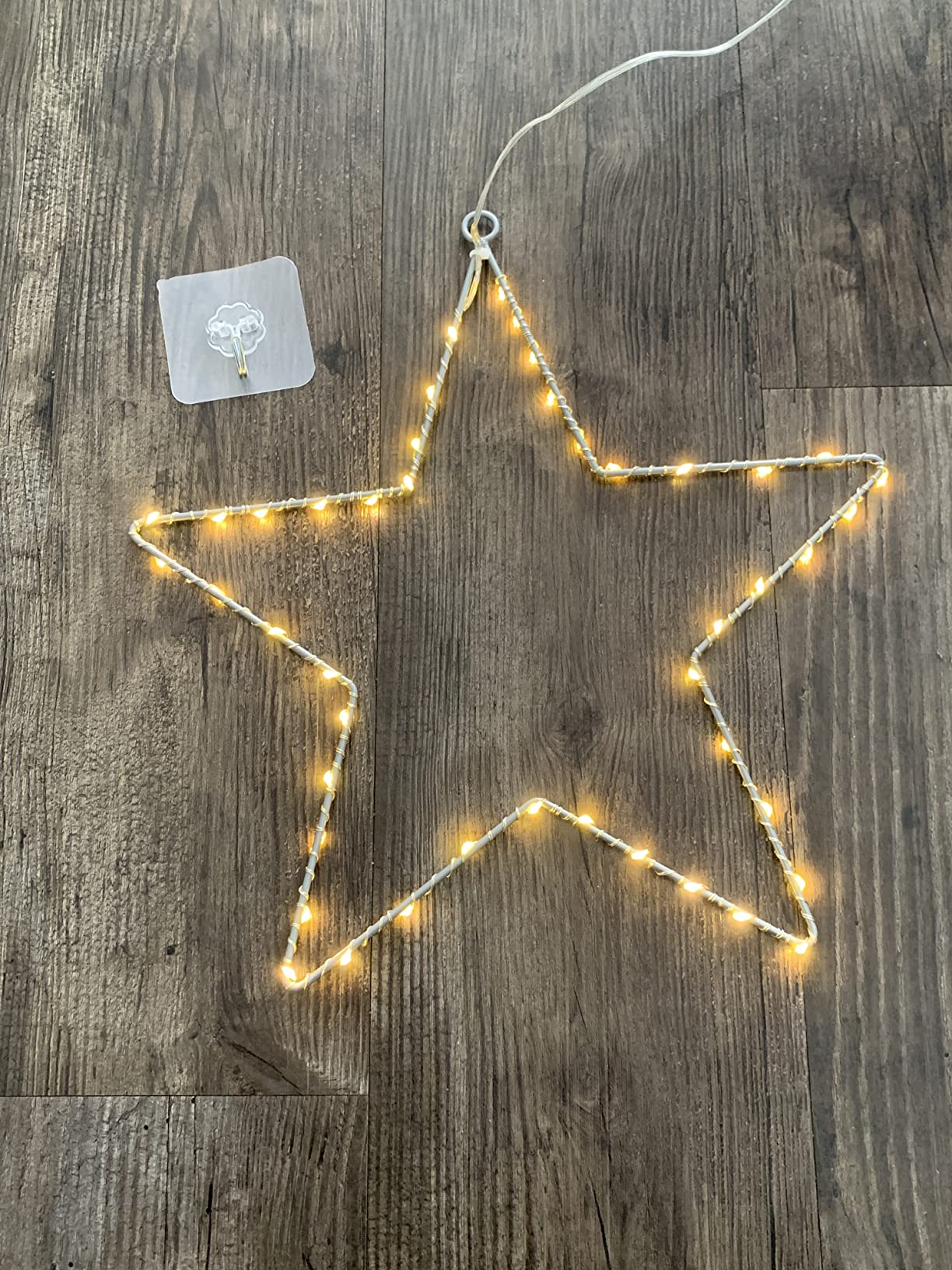 elktry Sterne Lichterkette 36 LED 5 Sterne warmweiß