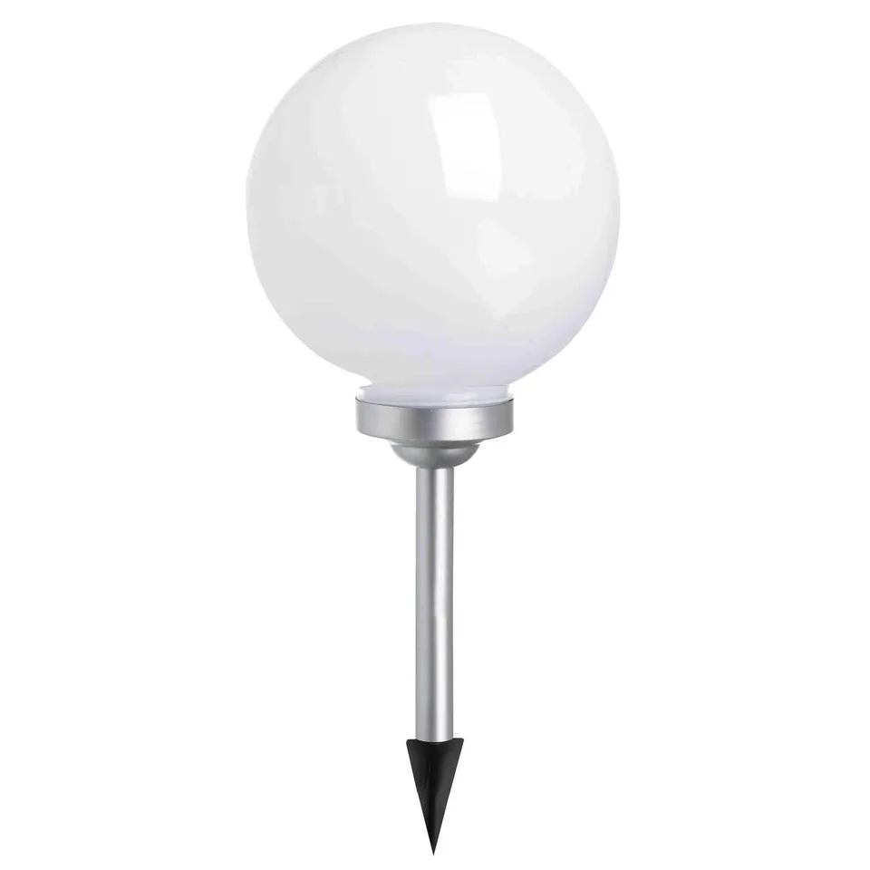 Bonetti Solar Lights Gartenkugel 30cm weiß Solar