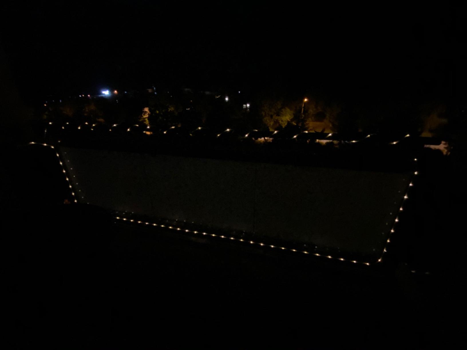 Bxroiu Lichtschlauch 10 m 100 LED Schlauch Weiß solar