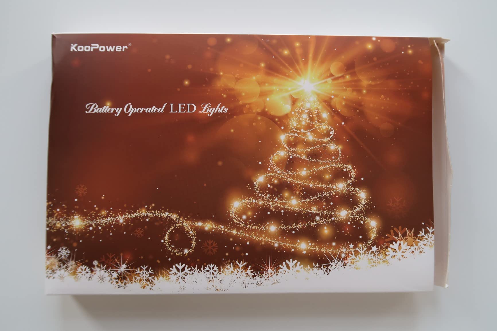 Koopower Battery Operated Fairy Lights Lichterkette warmweiß 2er-Pack