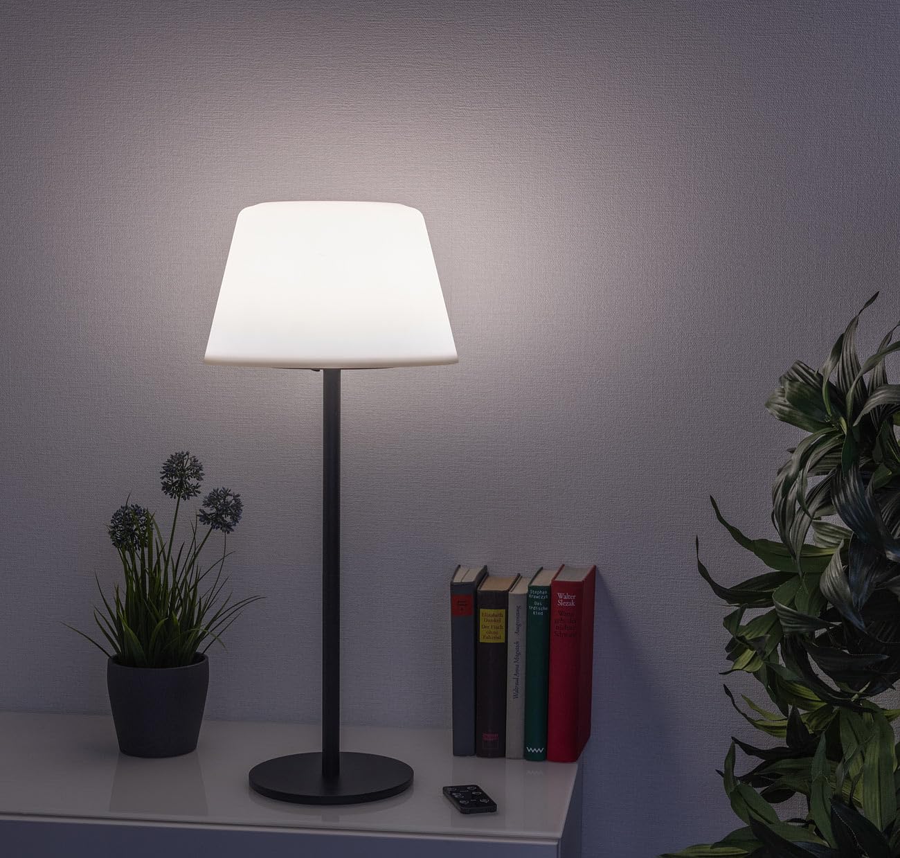 Lunartec Außenbeleuchtung Balkonlampe Solar RGB einzeln 400 lm