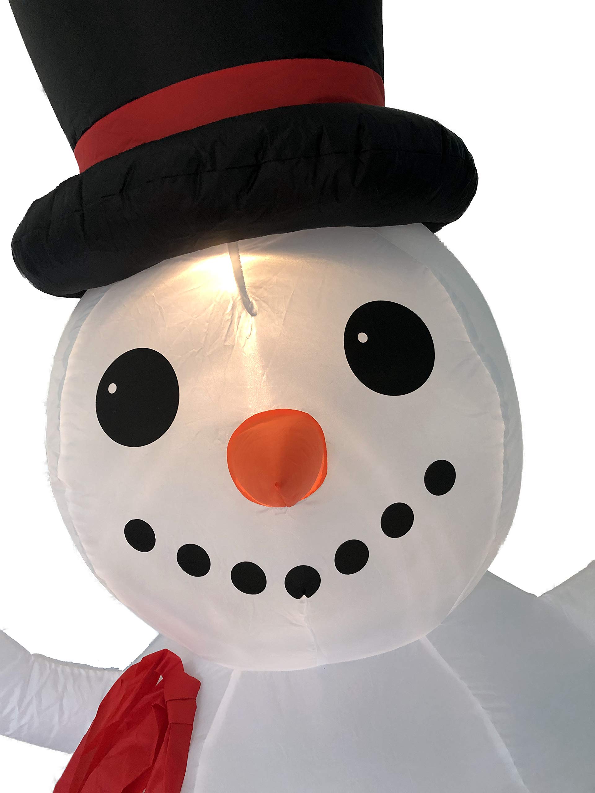 Bonetti Schneemann aufblasbar 180 cm LED Merry Christmas