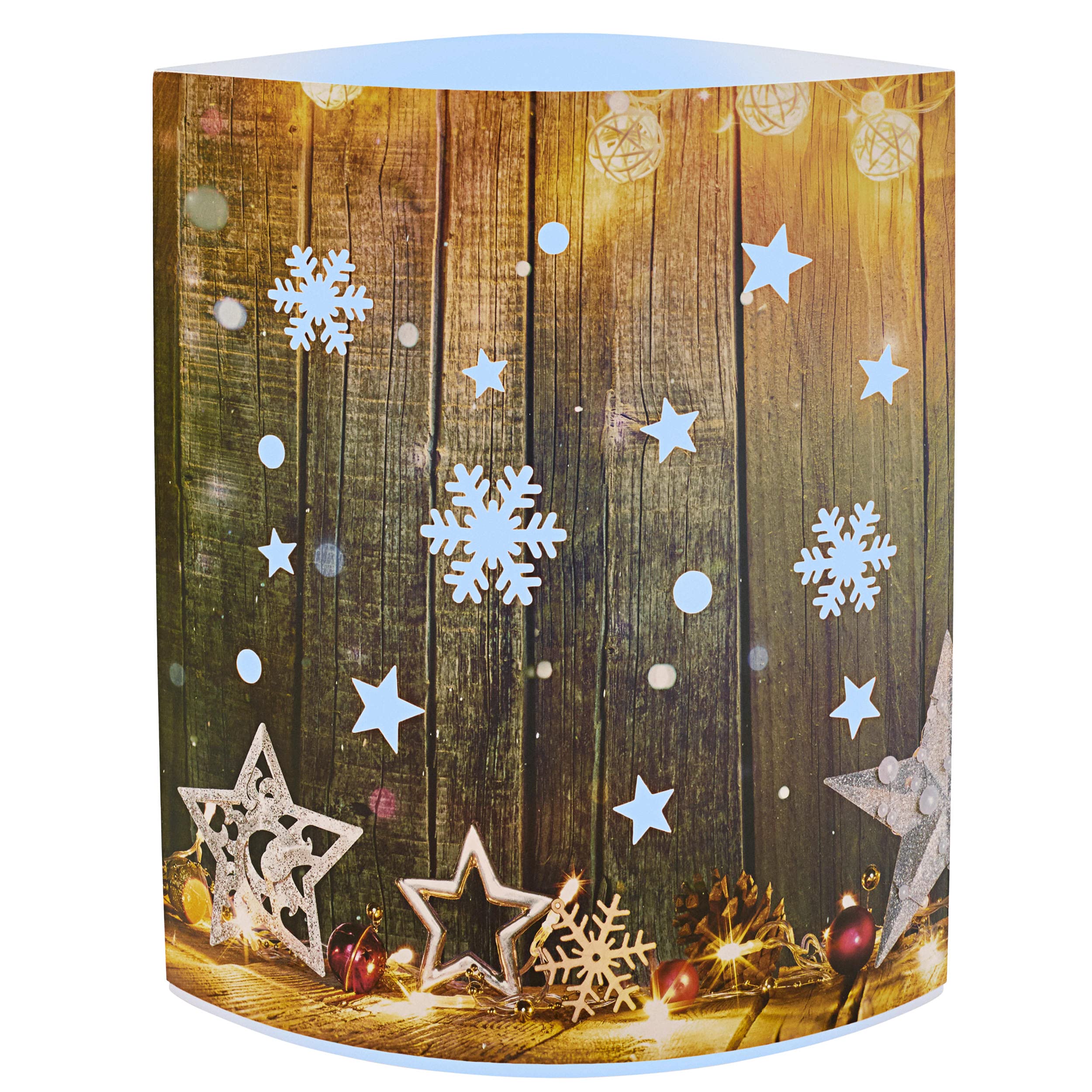 Bonetti LED Lichterketten Motiv-Leuchte Frohe Weihnachten Timer