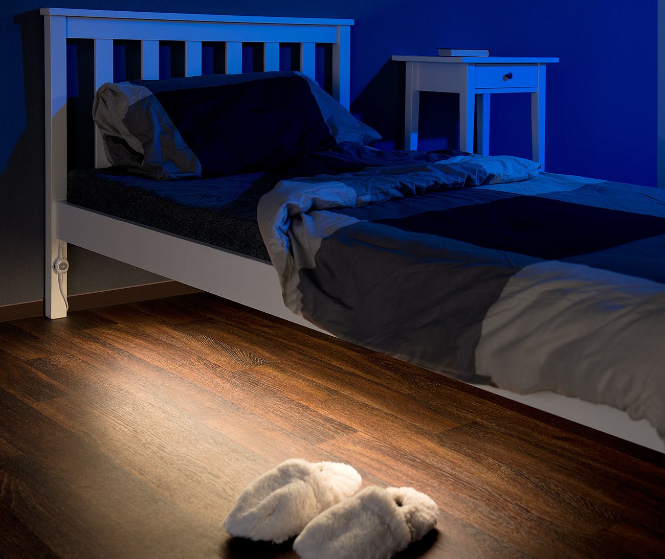 Lunartec Innenbeleuchtung LED Bettlicht 1,2 m warmweiß 36 LEDs