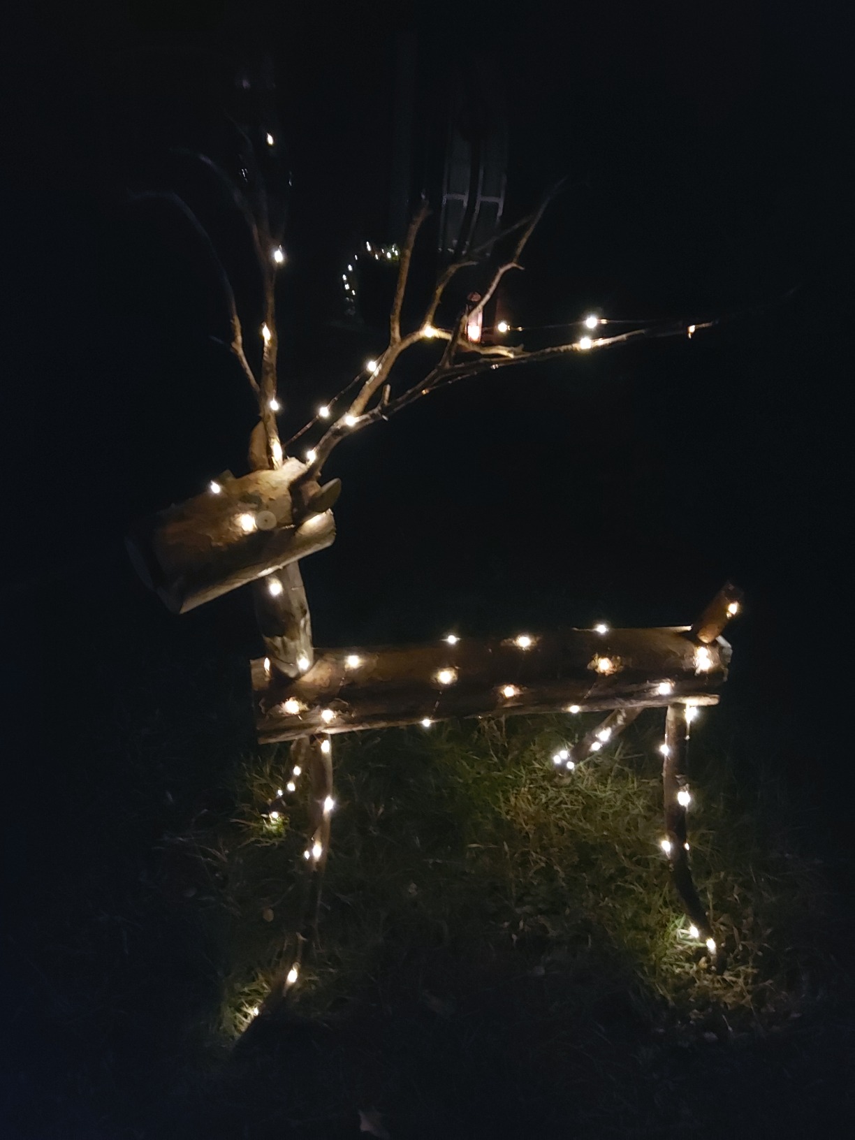 Qedertek Lichterkette 10 m 100 LED Draht Orange-Lila Batterie