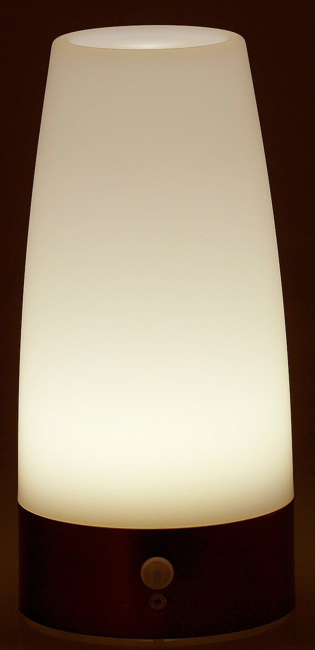Lunartec LED-Tischlampen 2er-Set mit Bewegungsmelder warmweiß