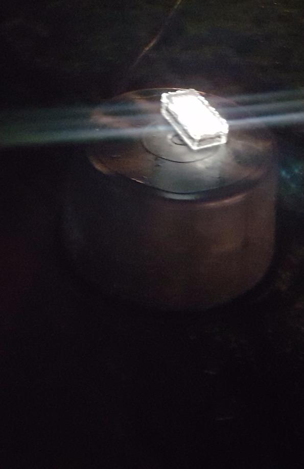 Lunartec Solar-Glasbaustein LED warmweiß 19,5 cm