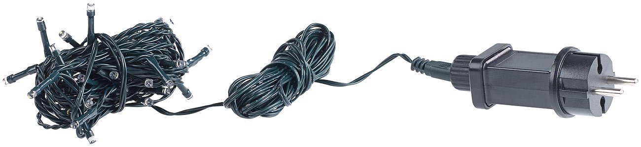 Lunartec Licht-Dekoration Lichterkette 40 LED bunt 4m IP44
