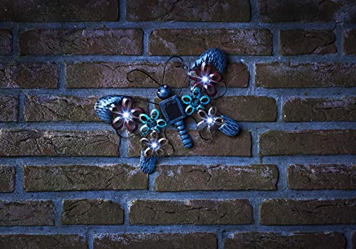 Bonetti Solar Lights Wanddekoration 2er-Set Schmetterling