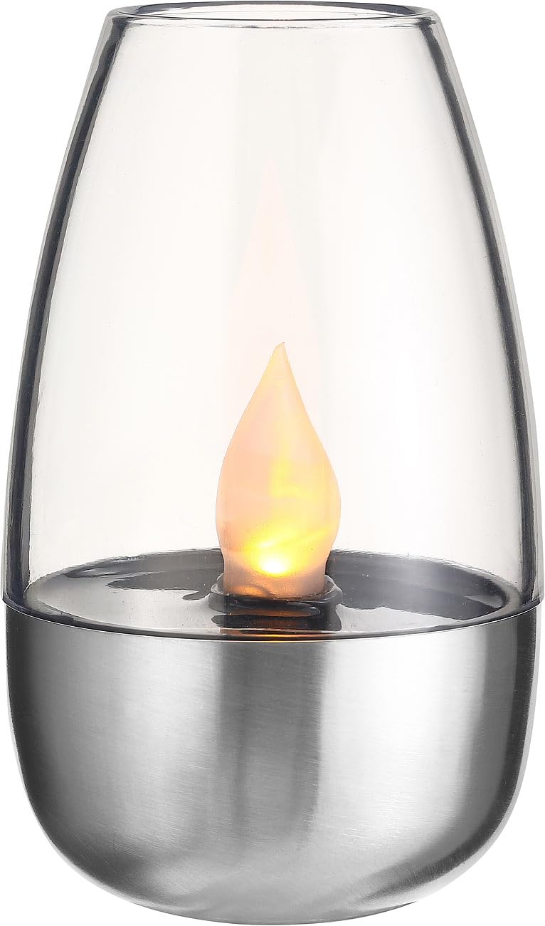 Lunartec Luna 3er Solar-Windlichter warmweiß Glas