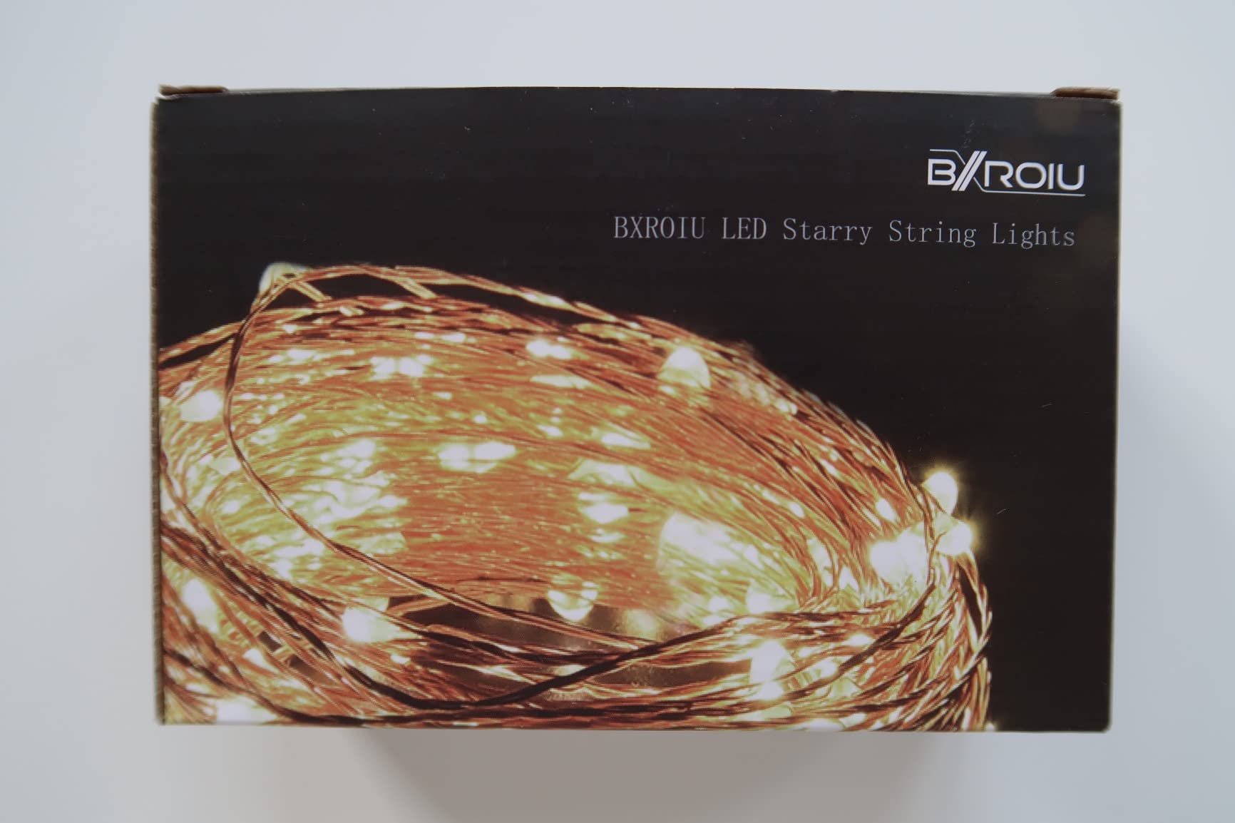 Bxroiu Lichterkette LED-Lichterkette bunt 2er-Set 5m Timer