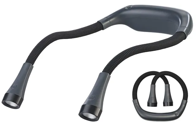 Lunartec Taschenlampen LED-Nackenlampe 4W dimmbar USB-C