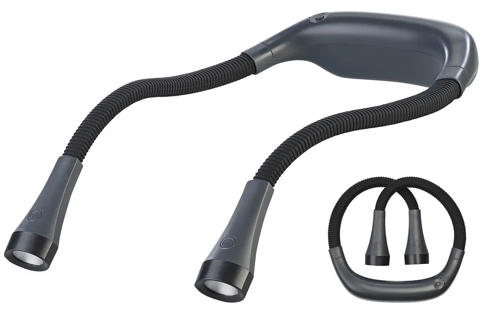 Lunartec Taschenlampen LED-Nackenlampe 4W dimmbar USB-C