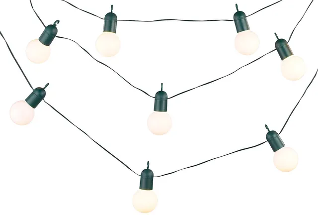 Lunartec Licht-Dekoration LED-Lichterkette 20 LEDs 7,75 m