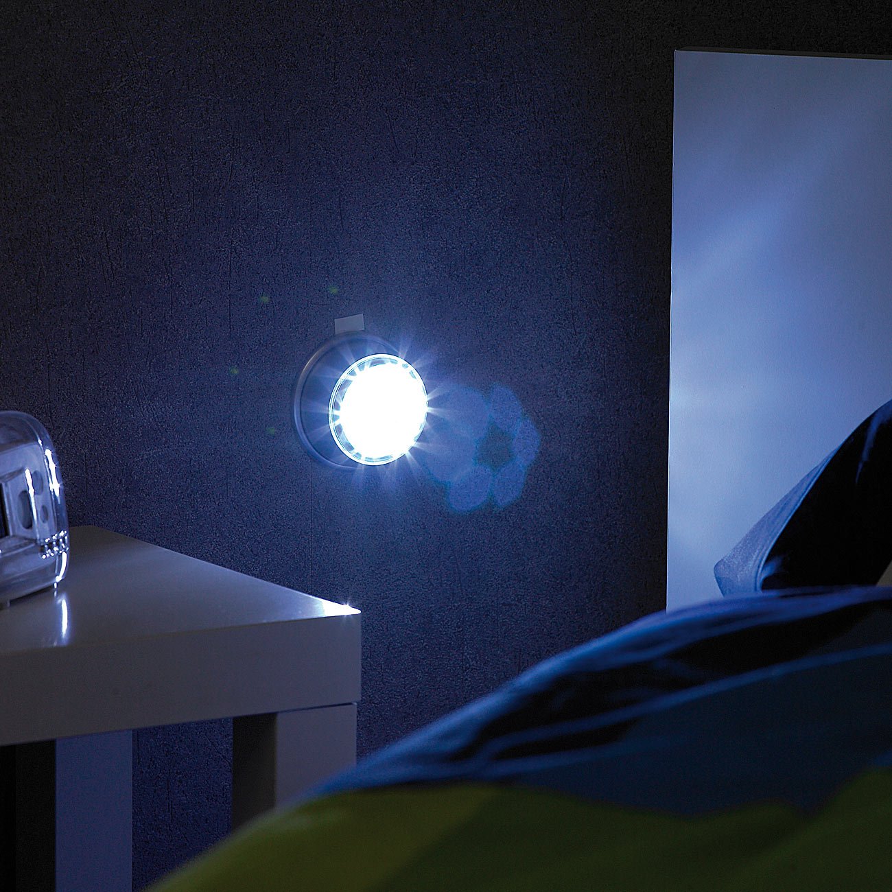 Lunartec Innenbeleuchtung LED-Nachtlicht mit Bewegungsmelder 4er-Set