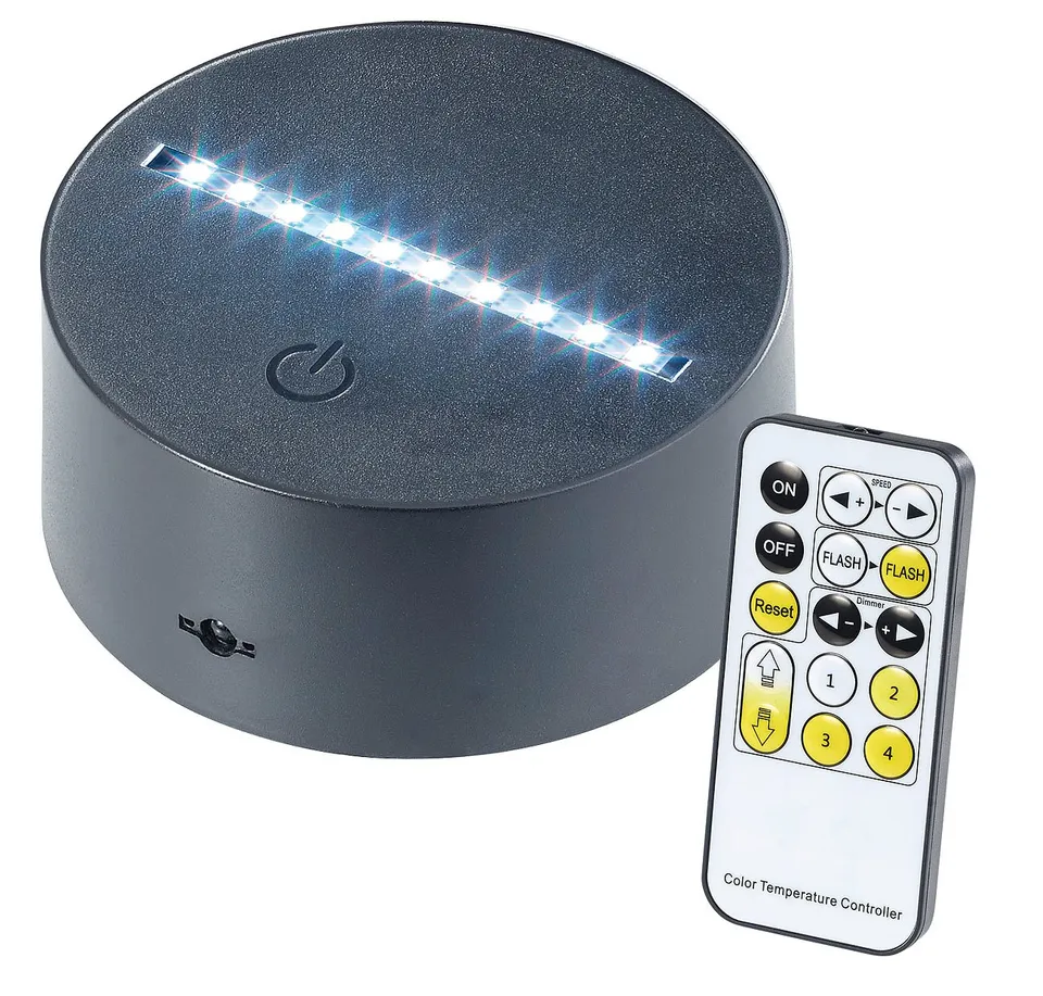 Lunartec Leuchtmittel LS-7.3D Lichtsockel 7-farbig USB