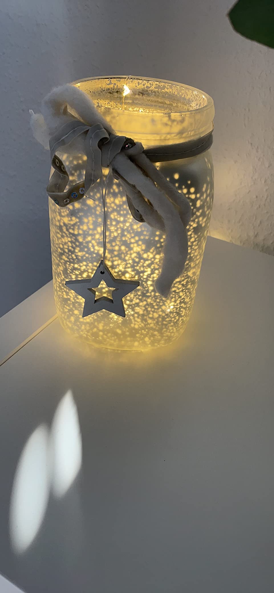 Bxroiu USB Lichterkette 10 m 100 LED Draht Warmweiß 2er