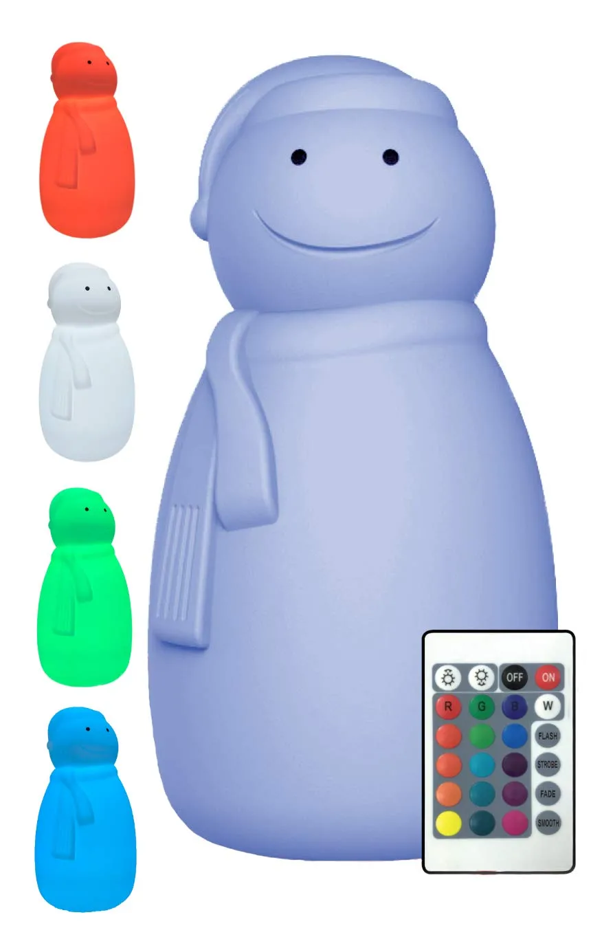 Bonetti LED Lichterketten Schneemann Dekofigur 40cm RGBW