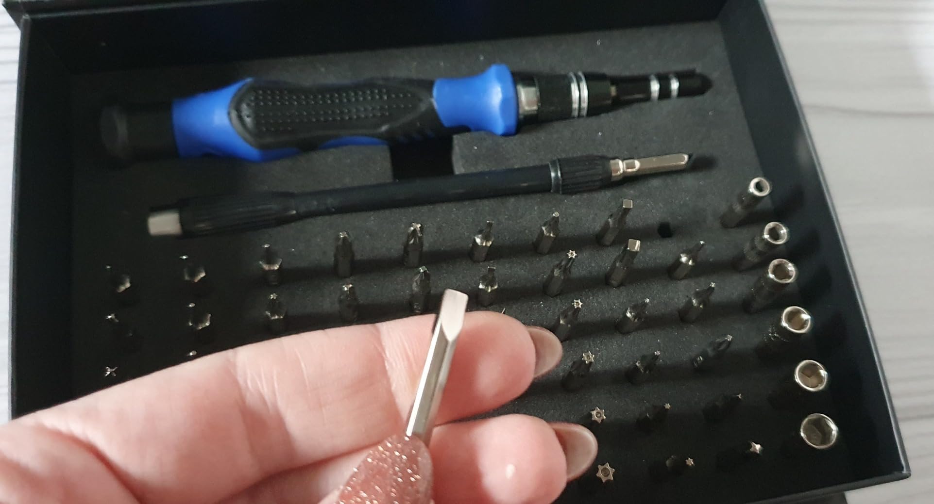 WEARXI 60 in 1 Präzisionsschraubendreher-Set 60-teilig Elektronik