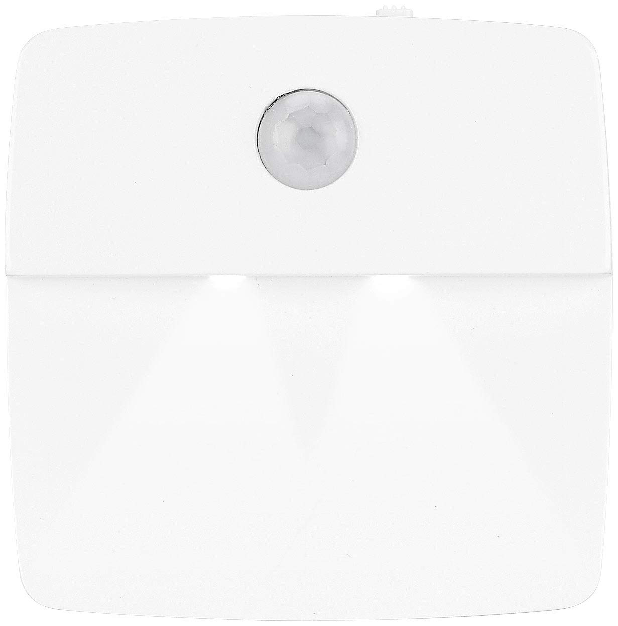 Lunartec LED-Treppenlicht 3er-Set Akku mit Bewegungsmelder weiß