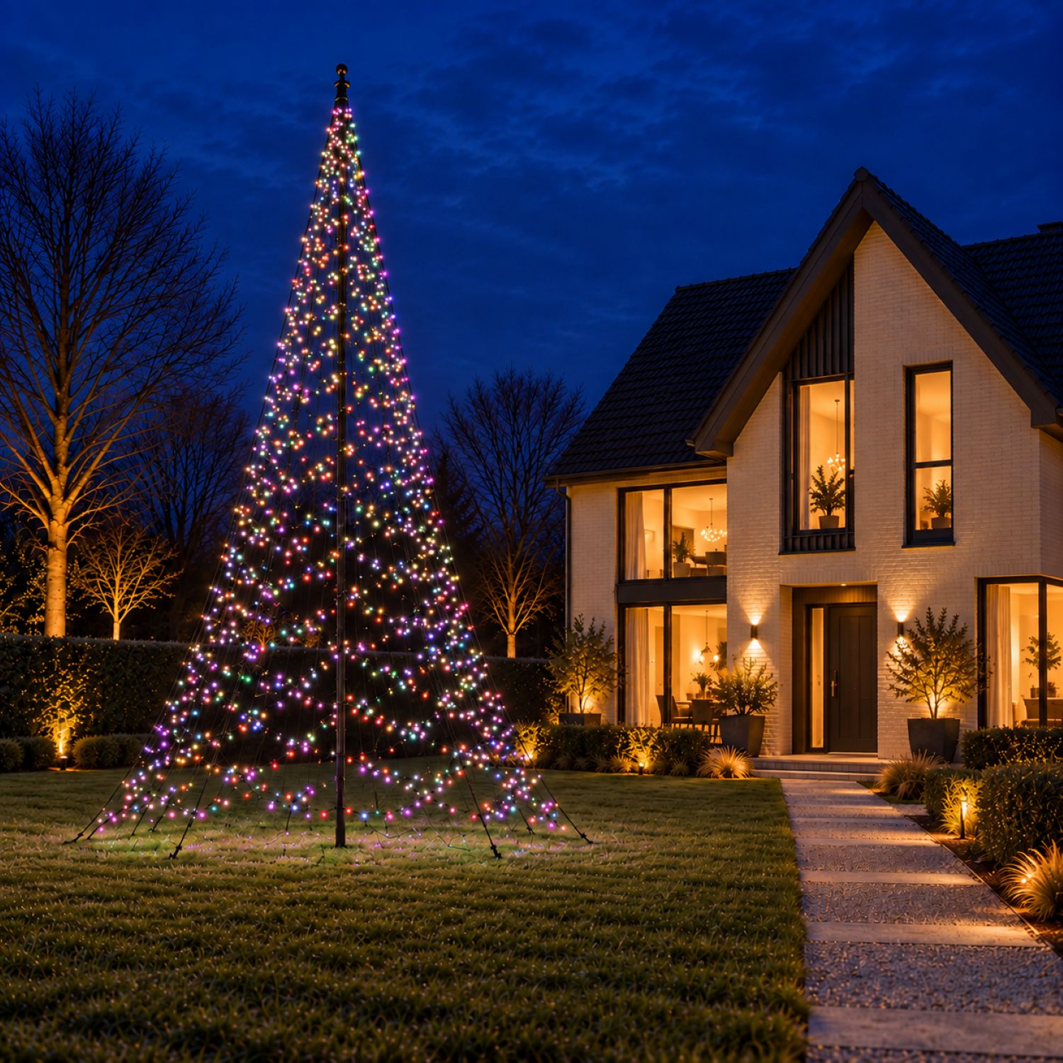 Fairybell Pro 8 m LED-Weihnachtsbaum 1536 LED Smart Magic RGBW