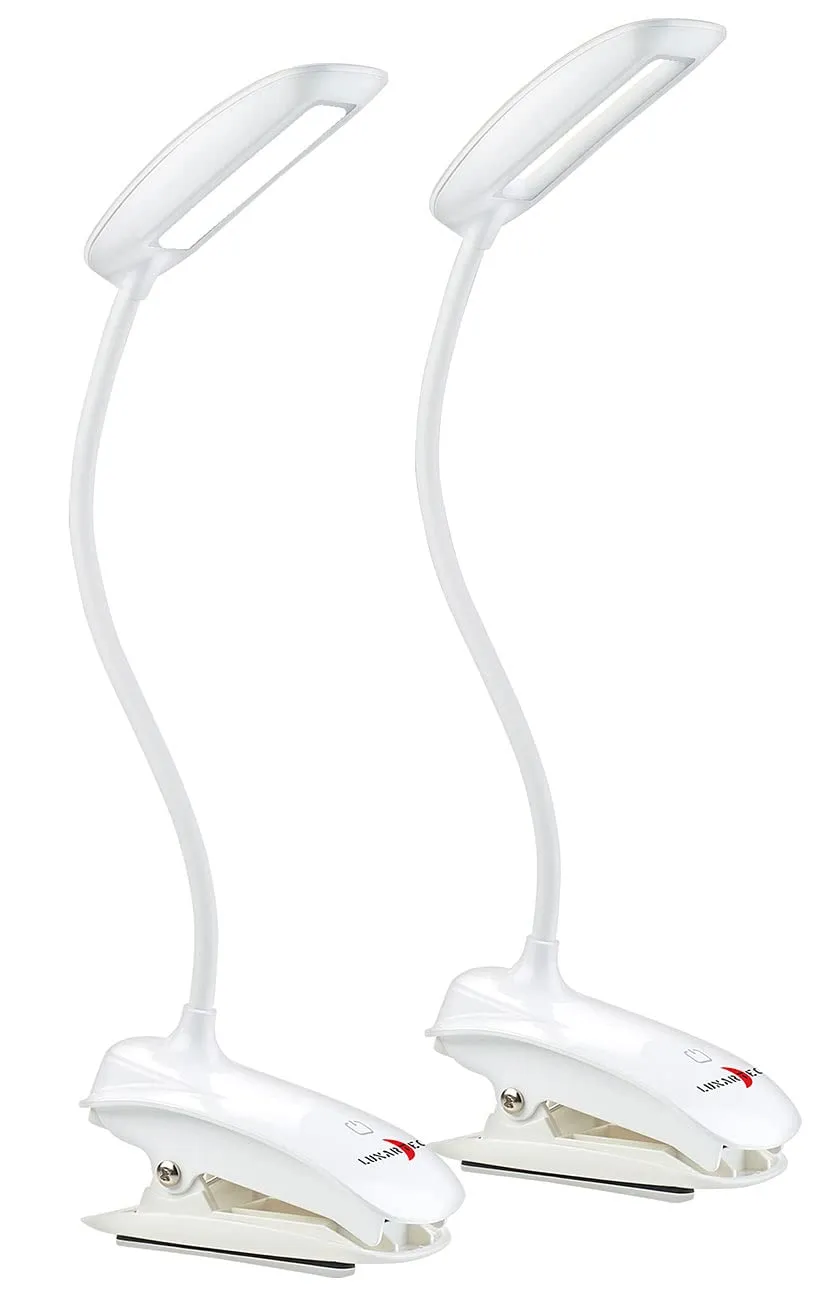 Lunartec Innenbeleuchtung Klemmleuchte COB-LED 3W 2er-Set tageslichtweiß