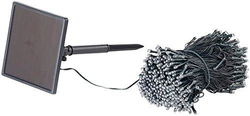 Lunartec Licht-Dekoration Solar-Lichterkette weiß 50m 500 LEDs