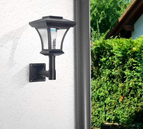 Lunartec WL-345 2er Solar-Wandleuchten 45 Lumen
