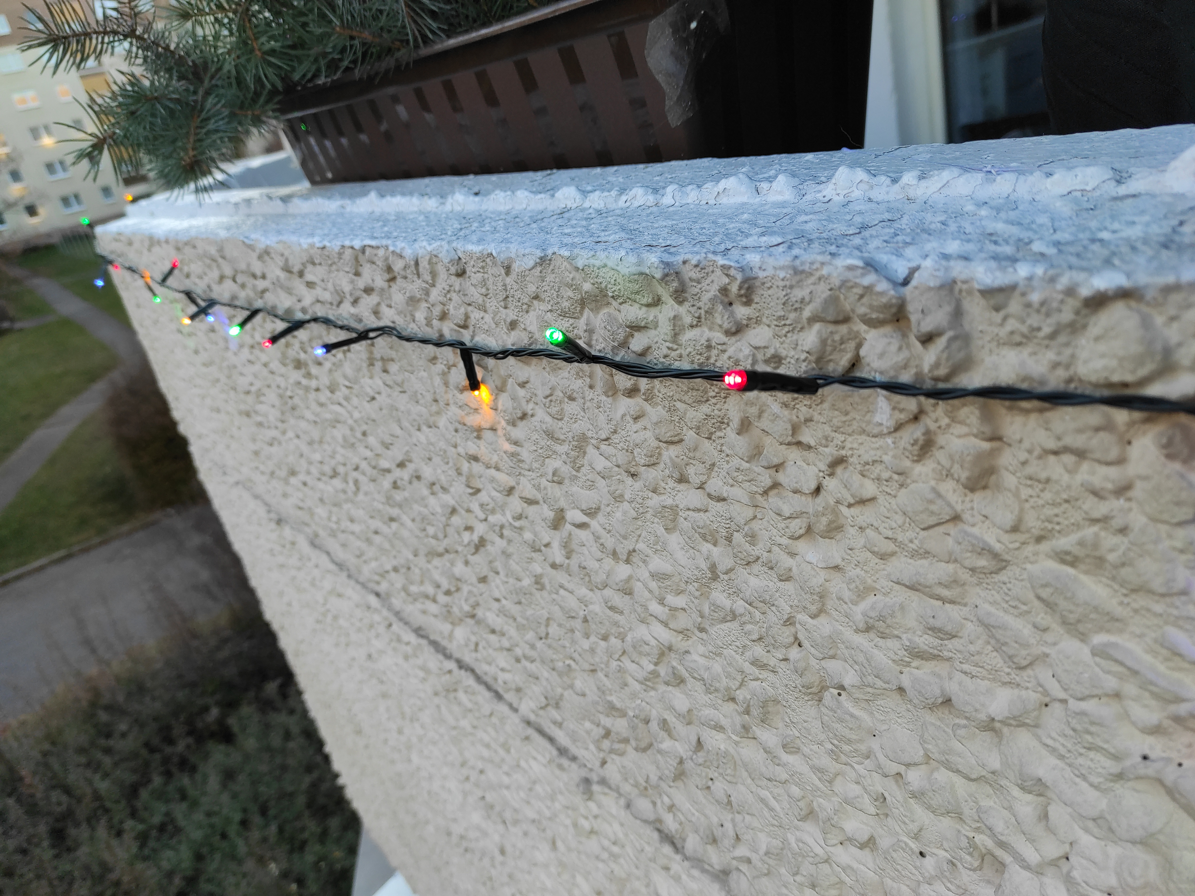 Lunartec Lichterkette 160 LEDs 16m bunt IP44 Netzteil