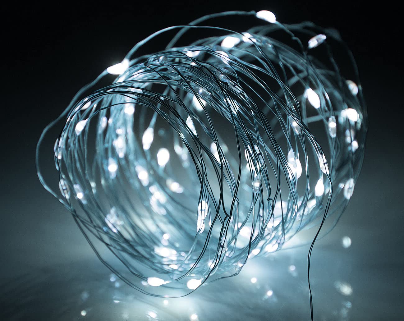 Lunartec Licht-Dekoration USB Lichterdraht tageslichtweiss 4er-Set