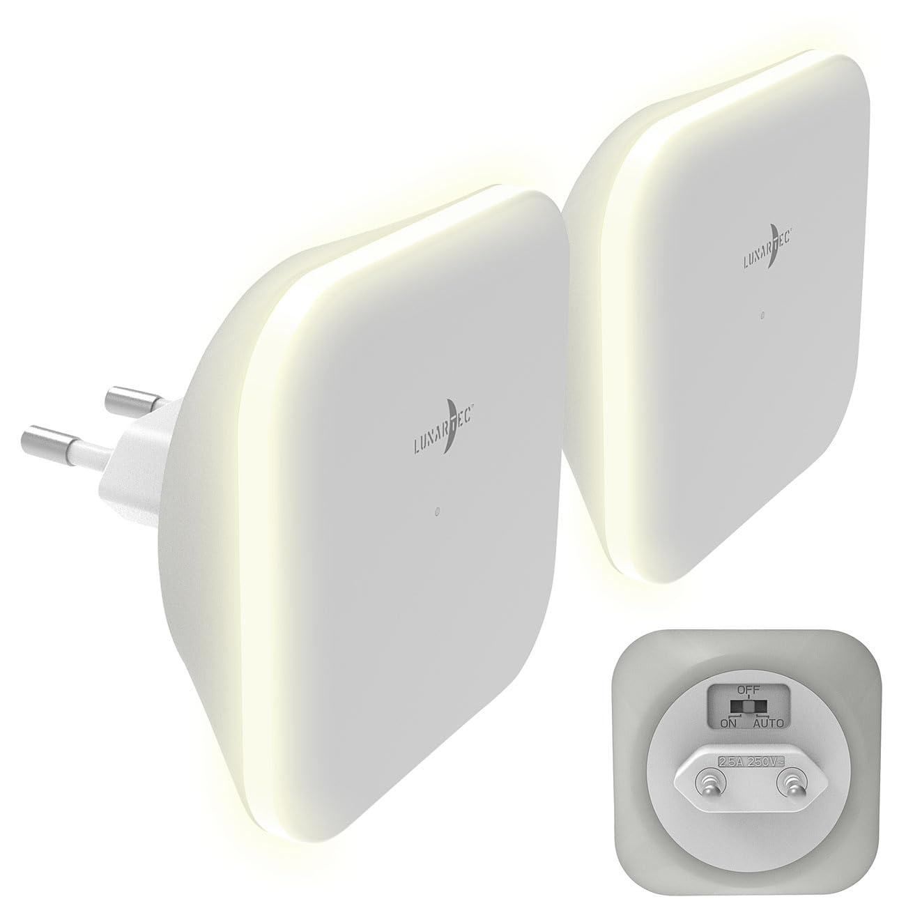 Lunartec Innenbeleuchtung Nachtlicht 2er-Set dimmbar CCT