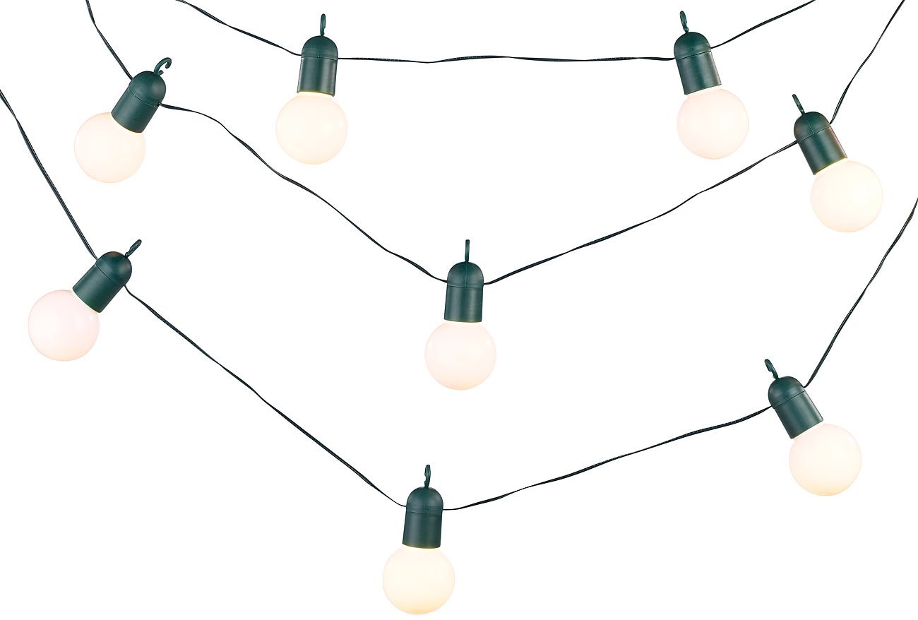 Lunartec Licht-Dekoration LED-Lichterkette 20 LEDs 7,75 m