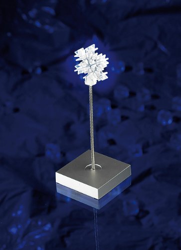 Lunartec Eiskristall LED-Dekoleuchte batteriebetrieben weiß