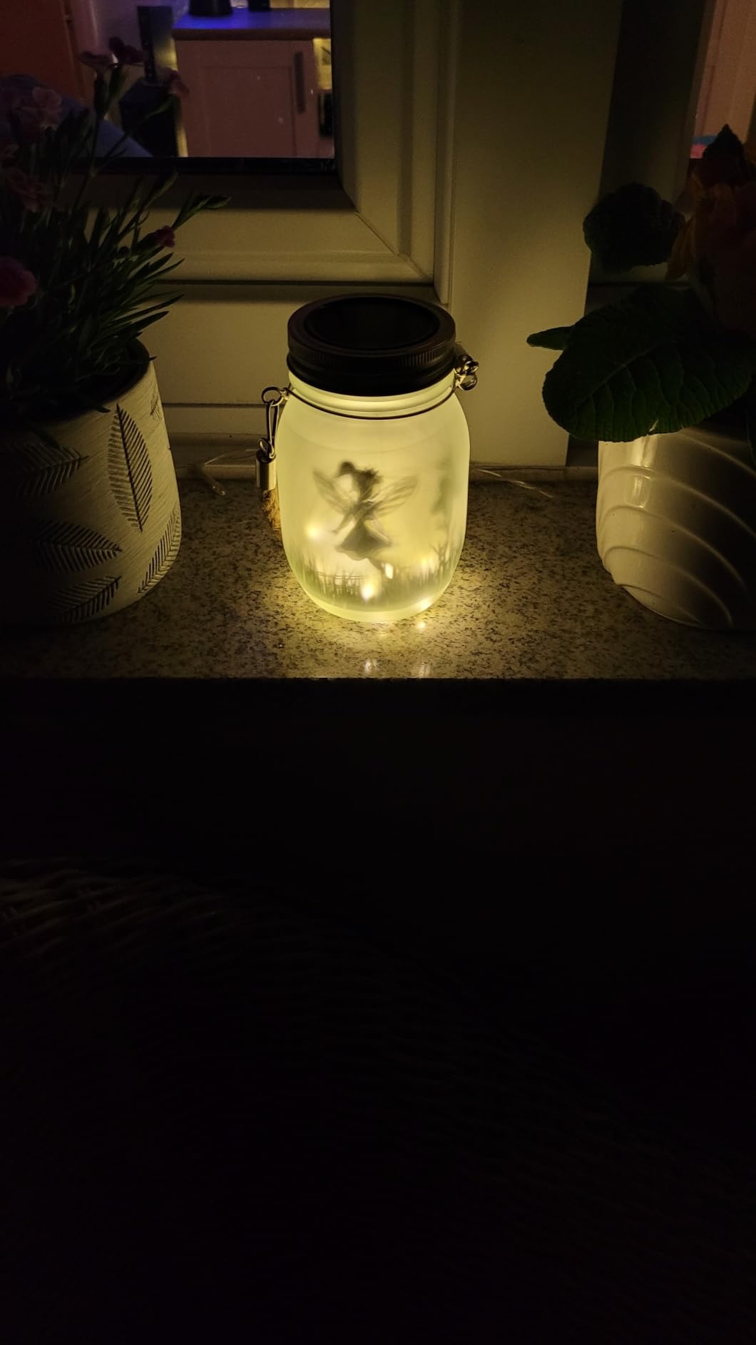 Bxroiu Solar Laterne Warm Weiß 2er Set 30 LEDs