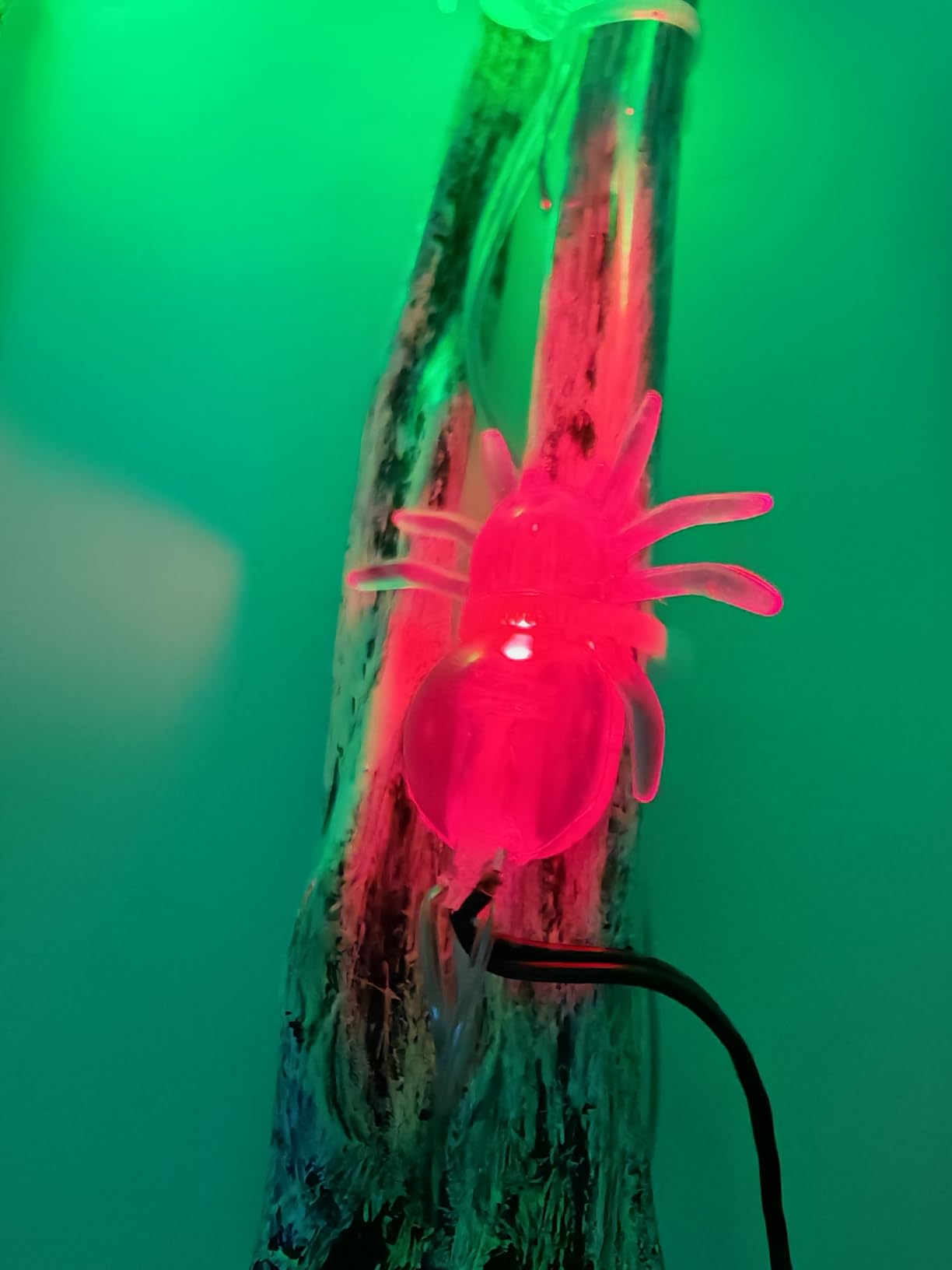 Qedertek Lighting Halloween Skelett-Hände Deko blau 2er-Set