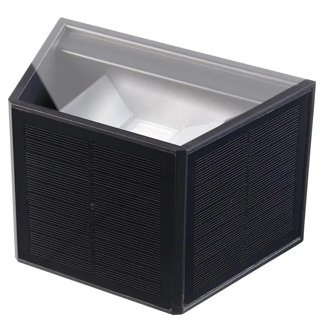 Lunartec Außenbeleuchtung Solar-LED-Wandleuchte warmweiß IP54