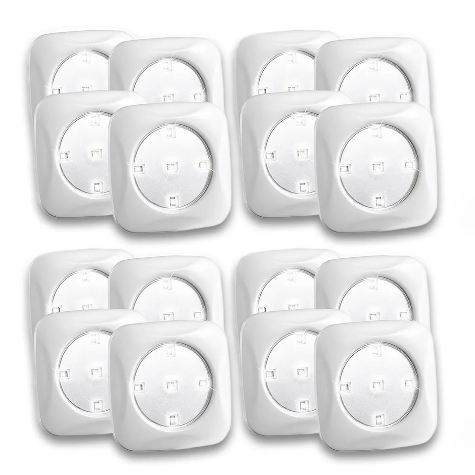 Lunartec Innenbeleuchtung FlexiLight 16er-Set Batterie Push