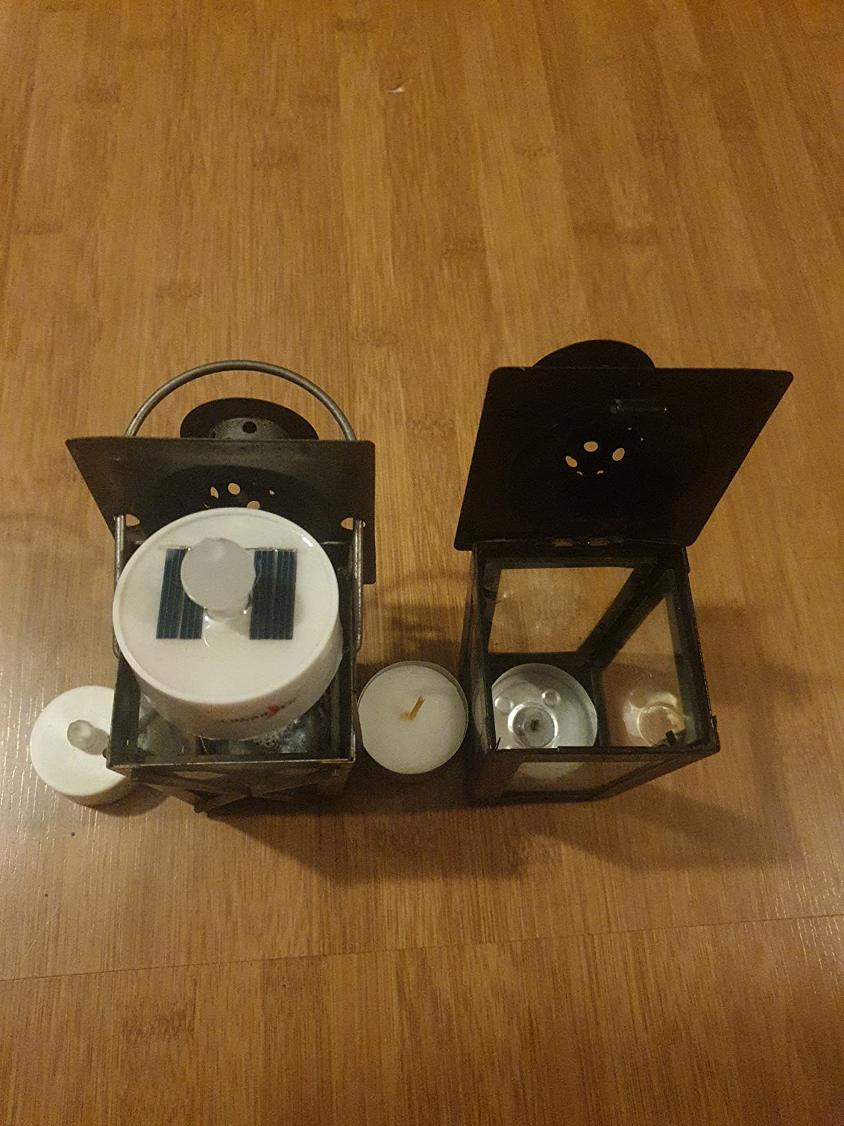 Lunartec Licht-Dekoration Solar-Teelichter 4er-Set weiß IP44