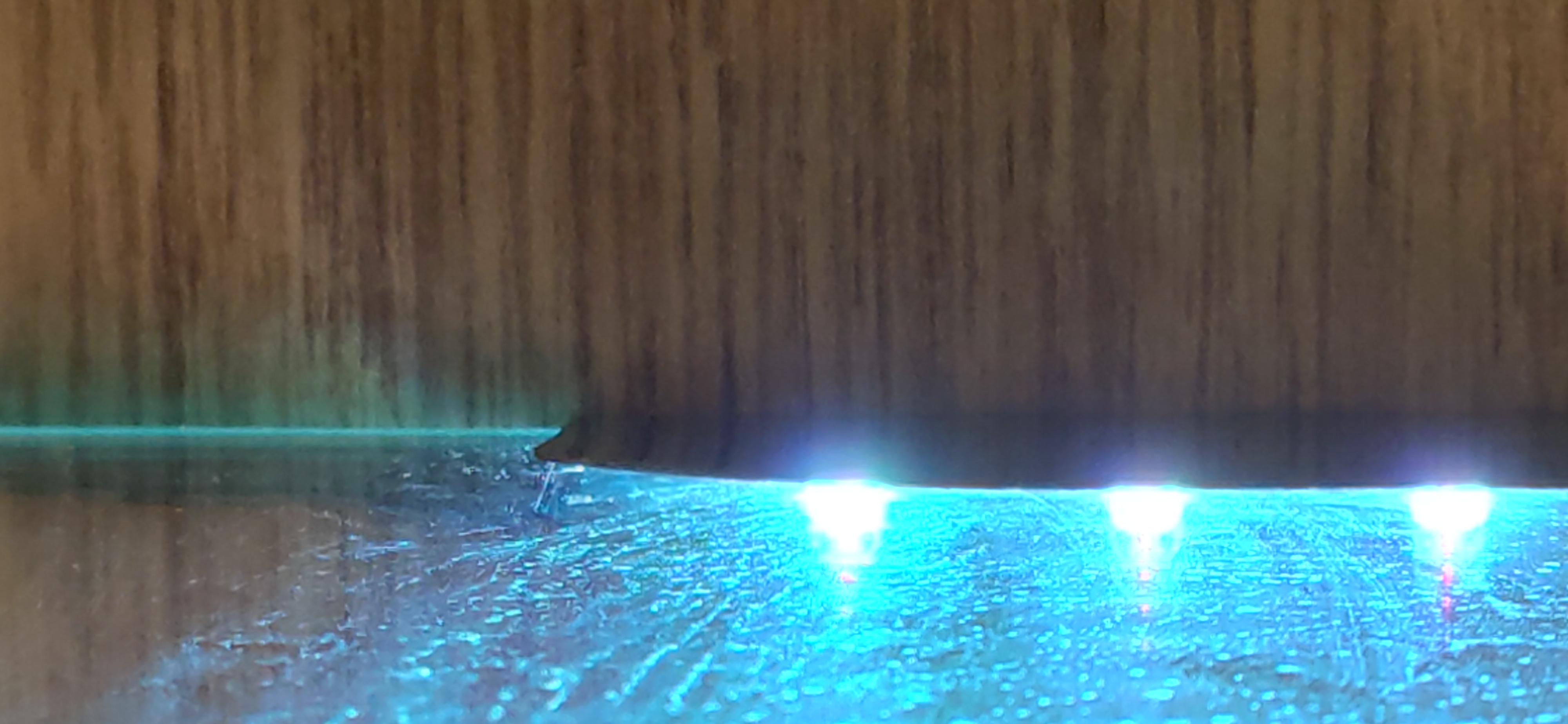 Lunartec Innenbeleuchtung Glasbodenbeleuchtung RGB 6er-Set Fernbedienung