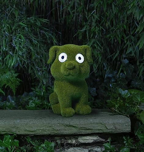 Bonetti Solar Lights Dekofigur 2er-Set Frosch & Hund