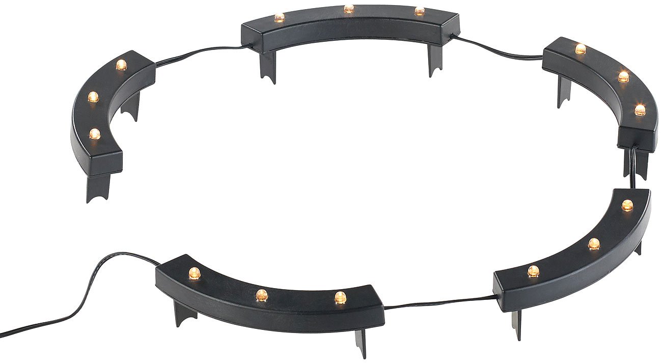 Lunartec Außenbeleuchtung Solar-Blumenlicht 15 LEDs 3er-Set