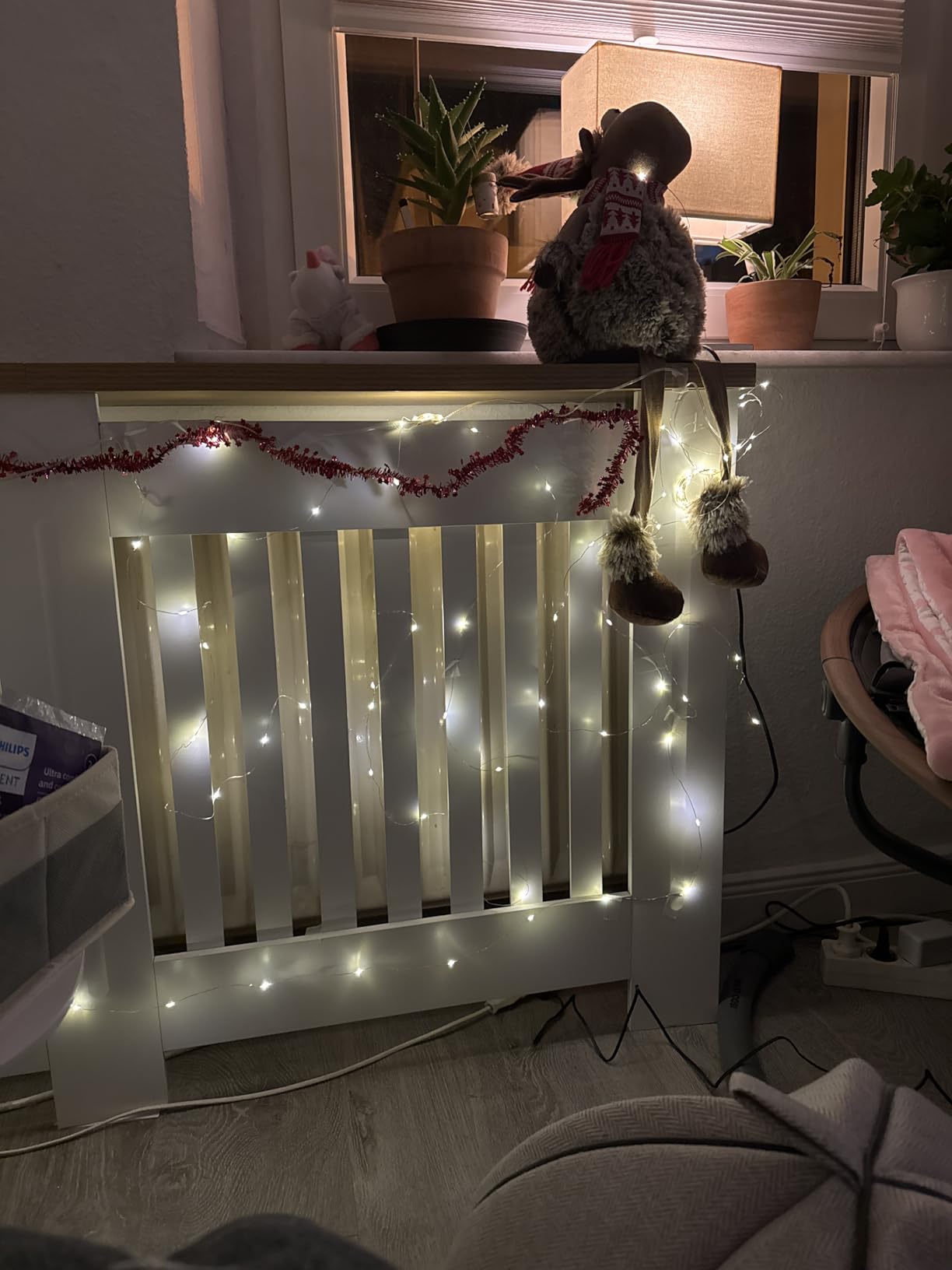 WEARXI Lichterketten Lichtvorhang 300 LED 3x3m warmweiß