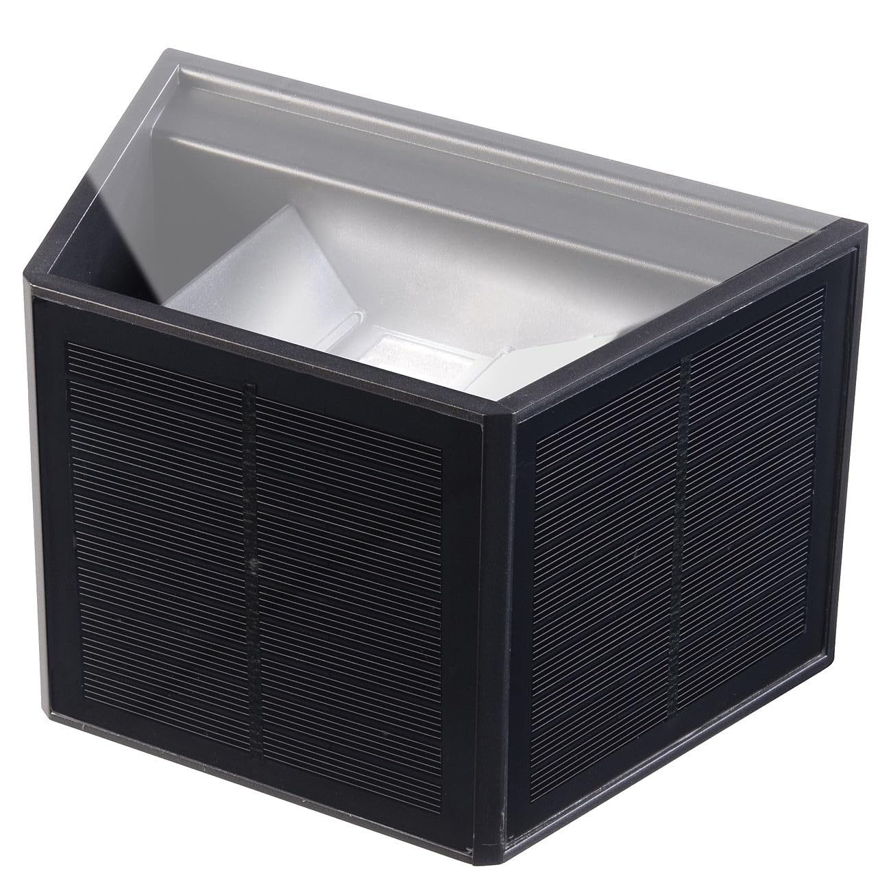 Lunartec Außenbeleuchtung Solar-LED-Wandleuchte warmweiß IP54